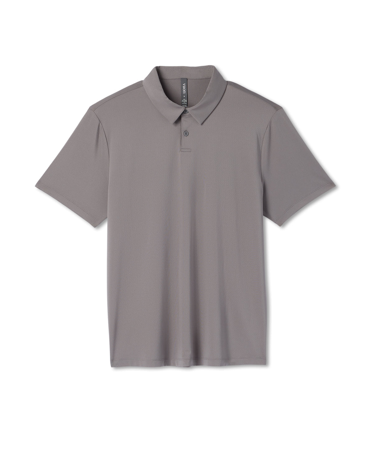 Vuori Short Sleeve Viewpoint Polo 2.0 Men's Cavern Grey Shirt