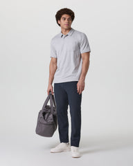 Vuori Short Sleeve Ponto Performance Polo Frost Grey Heather