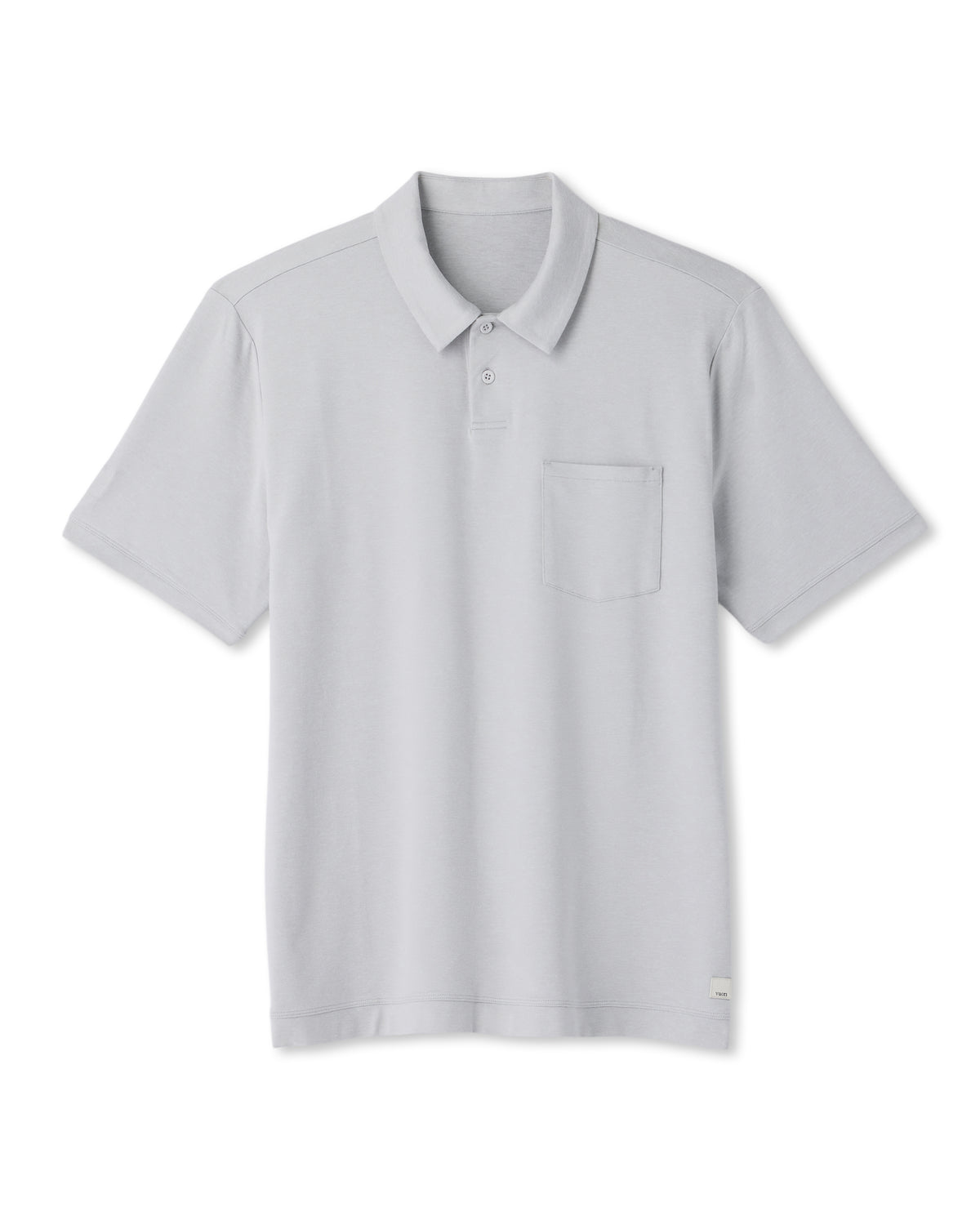 Vuori Short Sleeve Ponto Performance Polo Frost Grey Heather