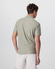 Vuori Strato Tech Polo Men's Agave Green Heather Polo