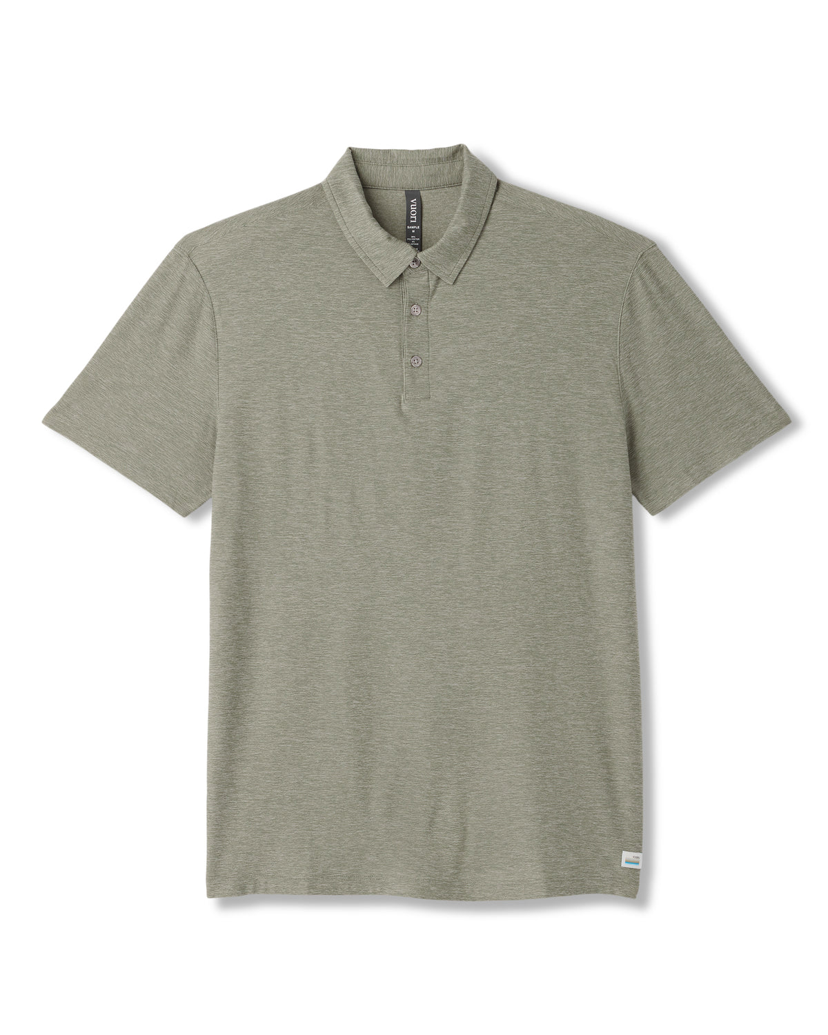 Vuori Strato Tech Polo Men's Agave Green Heather Polo