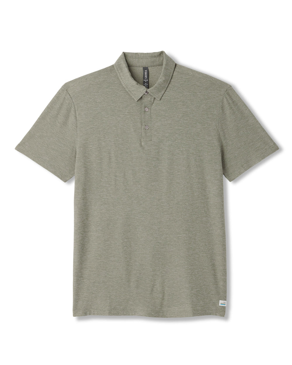 Vuori Strato Tech Polo Men's Agave Green Heather Polo