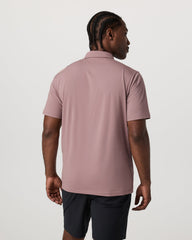 Vuori Short Sleeve Feather Polo Zion Rose
