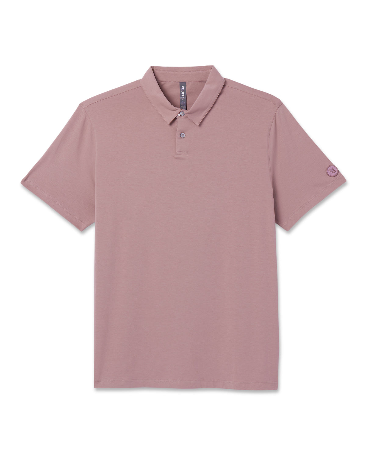 Vuori Short Sleeve Feather Polo Zion Rose