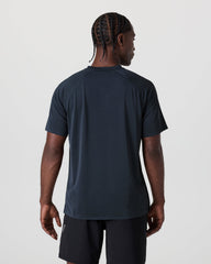 Vuori Short Sleeve Viewpoint Henley Navy