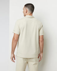 Vuori Gamepoint Polo Men's Cashew Tennis Polo
