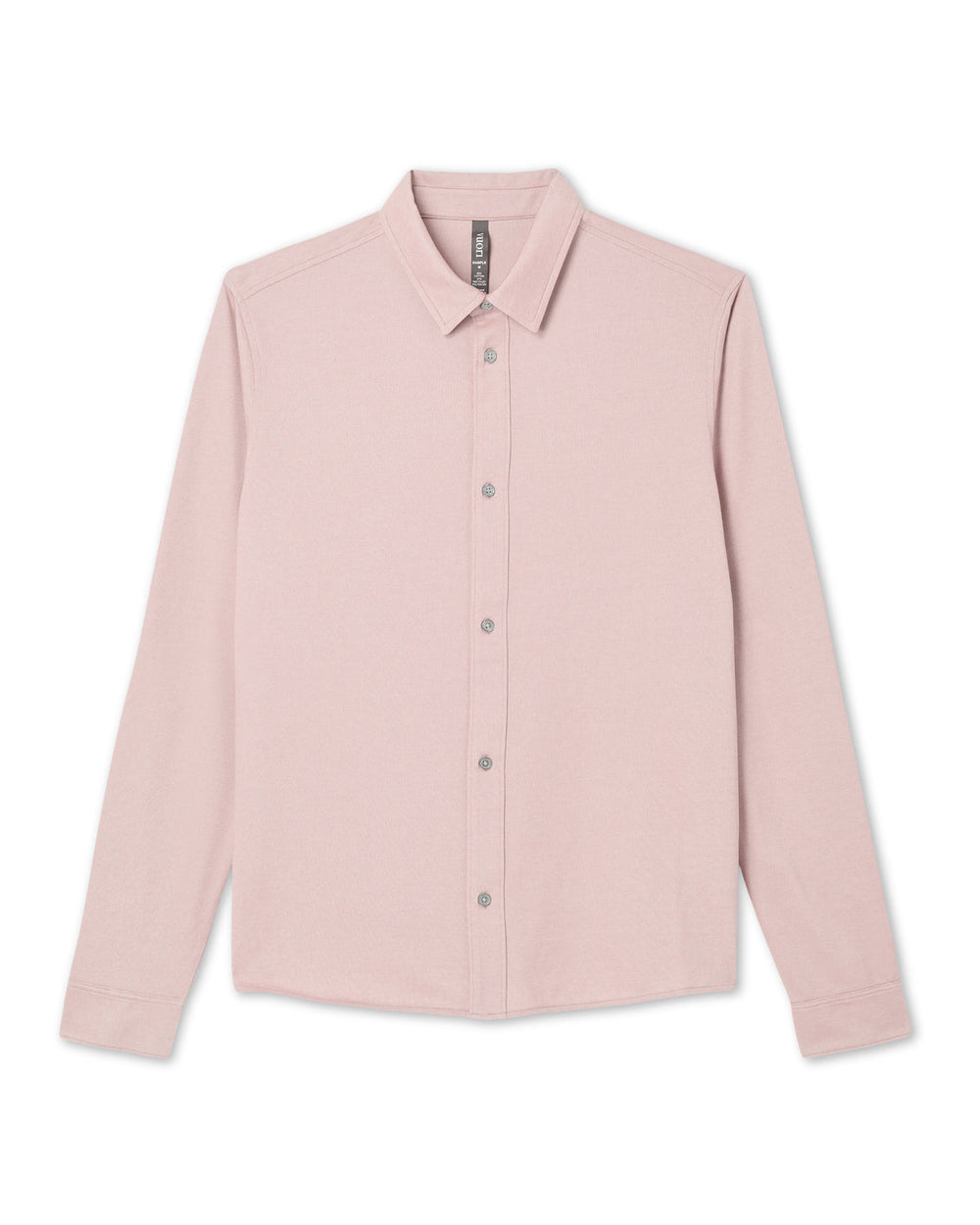 Vuori Long Sleeve Knit Oxford Button Down - Classic Fit Mauve