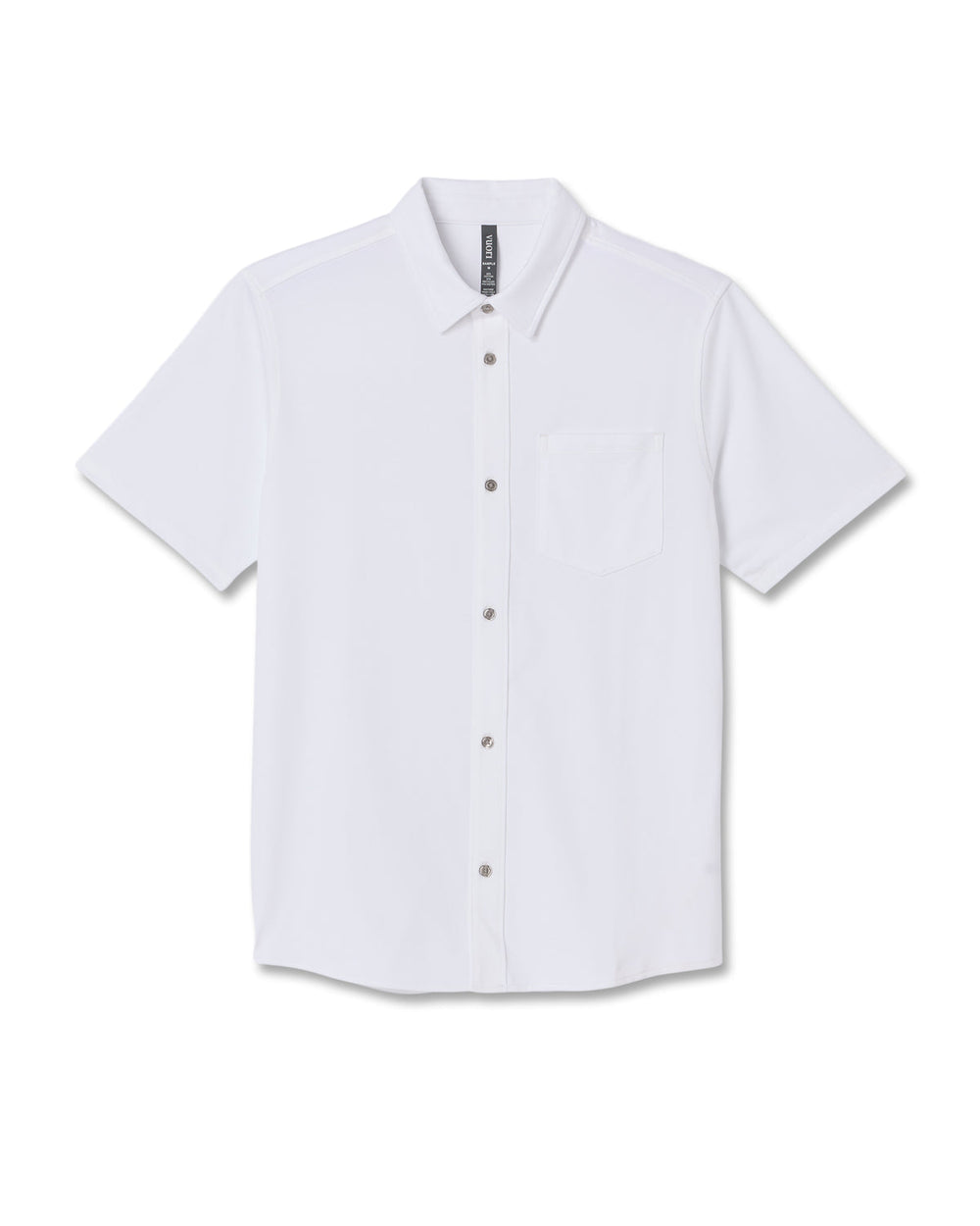 Vuori Short Sleeve Knit Oxford Button Down - Classic Fit White