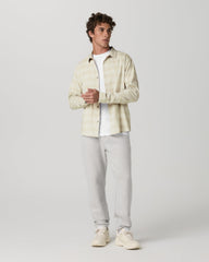 Vuori Men's Long Sleeve Plaid Button Down Shirt Sandalwood