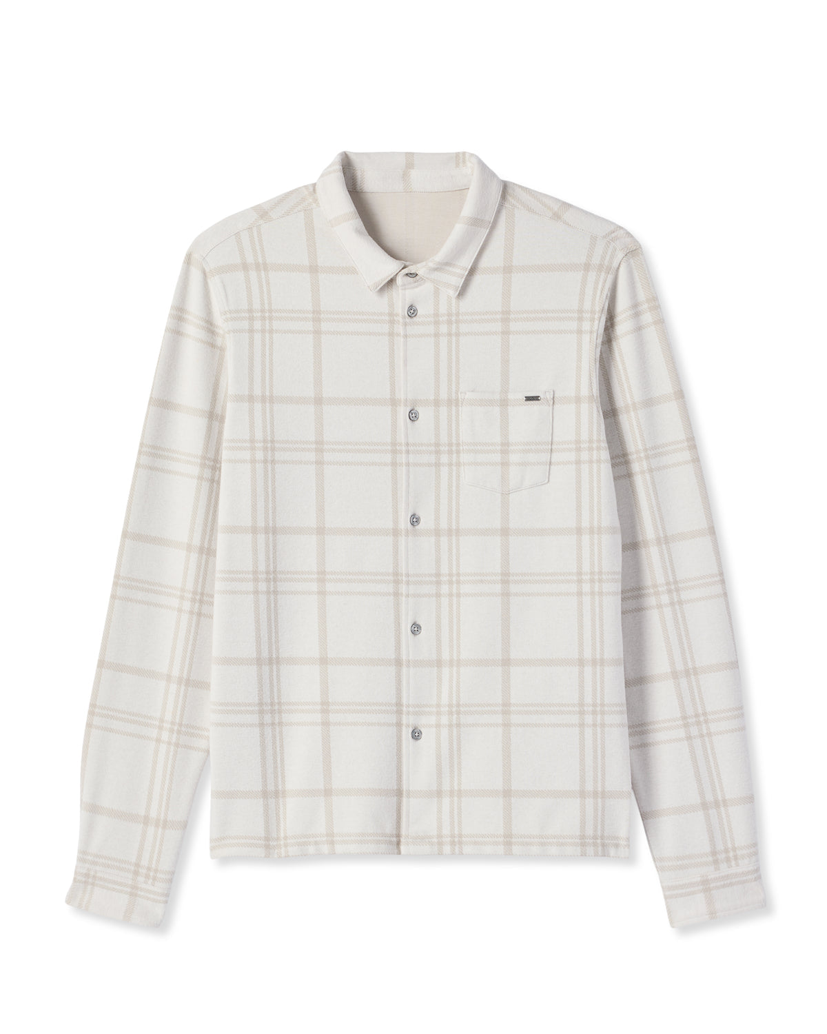 Vuori Seaview Plaid Button Down Shirt Men's Dove Shirt