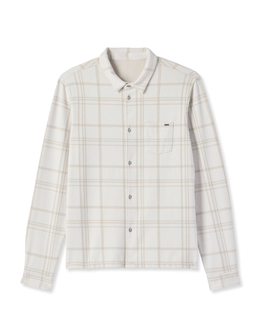 Vuori Seaview Plaid Button Down Shirt Men's Dove Shirt