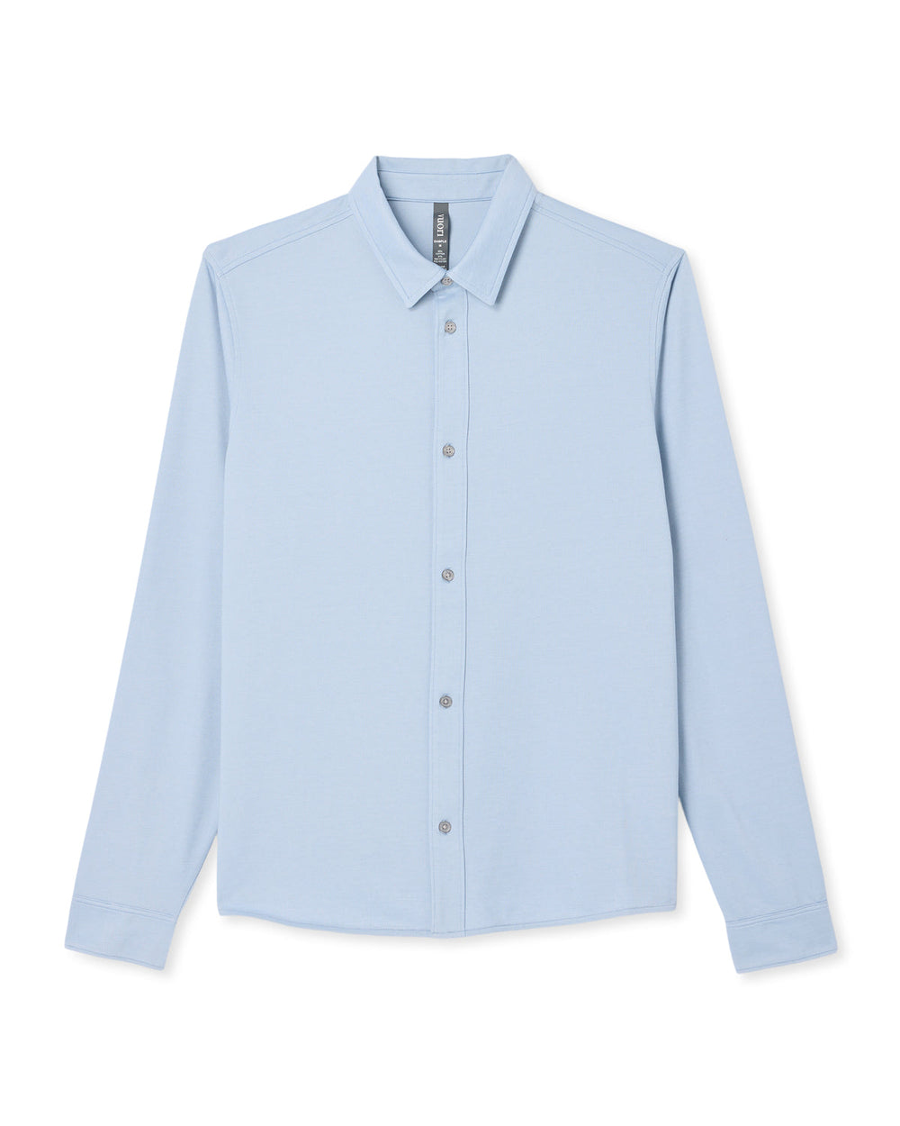 Vuori Men's Long Sleeve Knit Oxford Button Down Blue Dusk