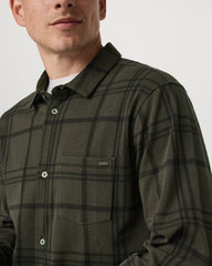 Vuori Seaview Plaid Button Down Shirt Dark Oregano Shirt