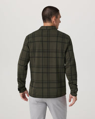 Vuori Seaview Plaid Button Down Shirt Dark Oregano Shirt