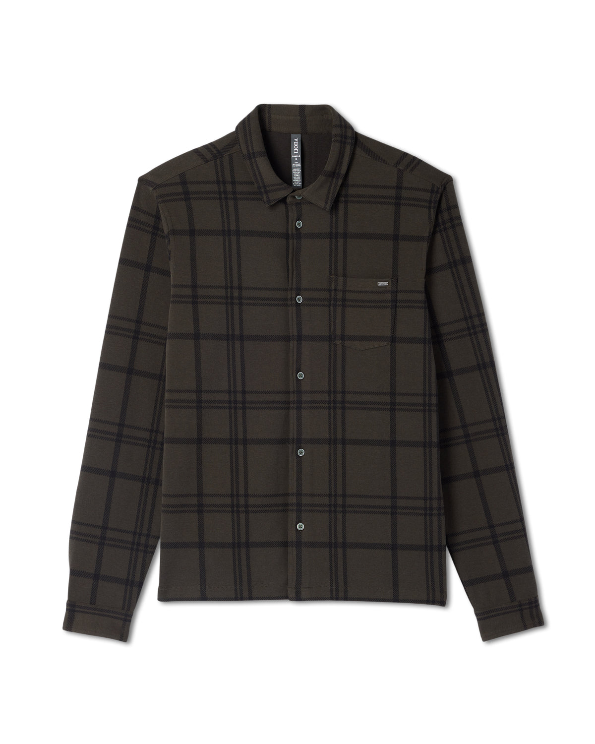 Vuori Seaview Plaid Button Down Shirt Dark Oregano Shirt