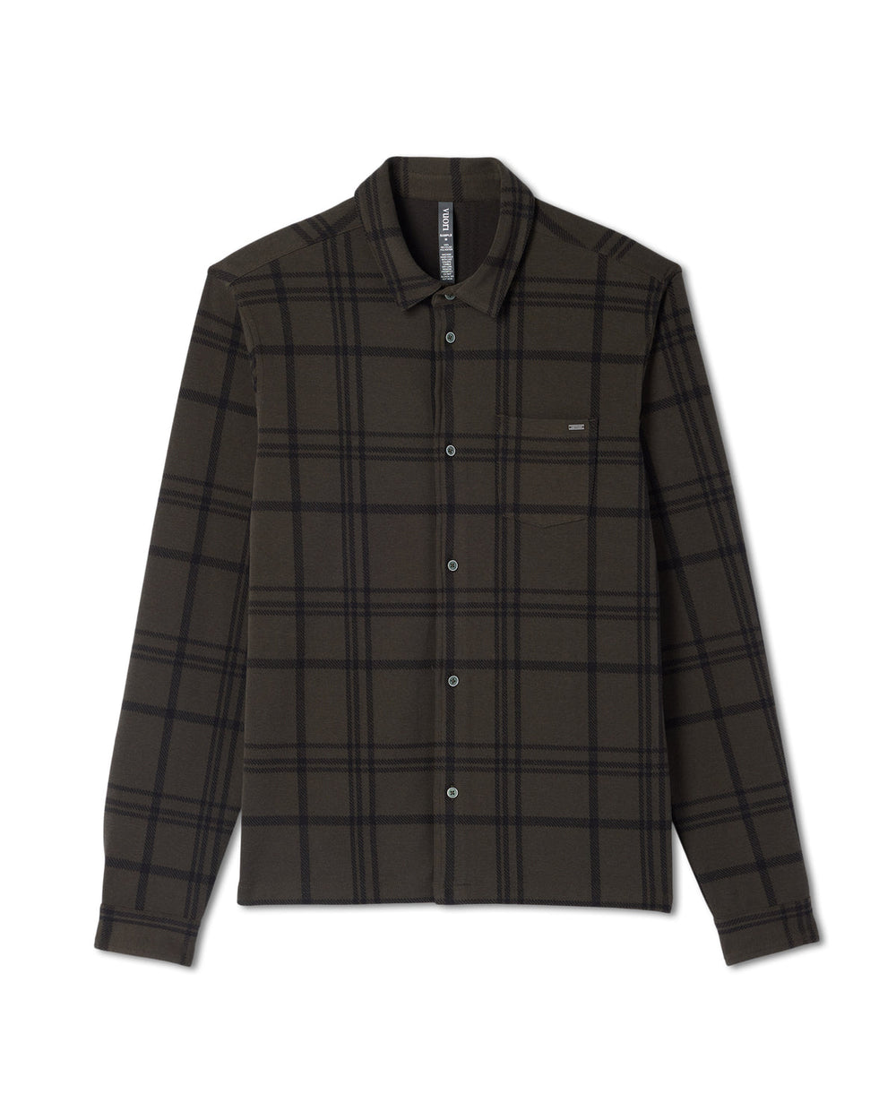 Vuori Seaview Plaid Button Down Shirt Dark Oregano Shirt