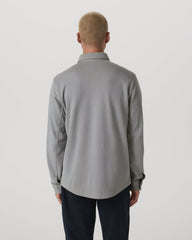 Vuori Jeffreys Overshirt Men's Grey Button-Up Shirt