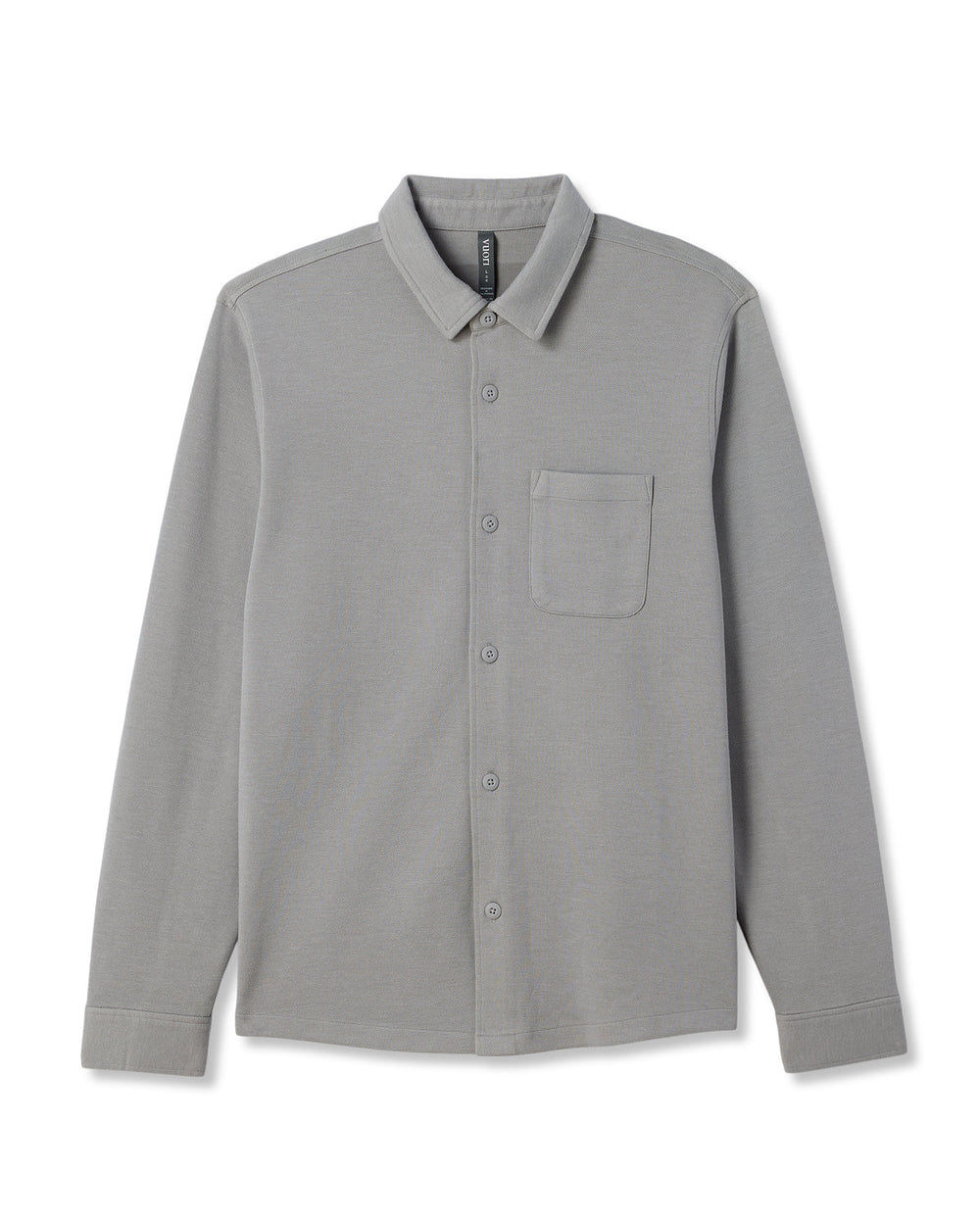 Vuori Jeffreys Overshirt Men's Grey Button-Up Shirt