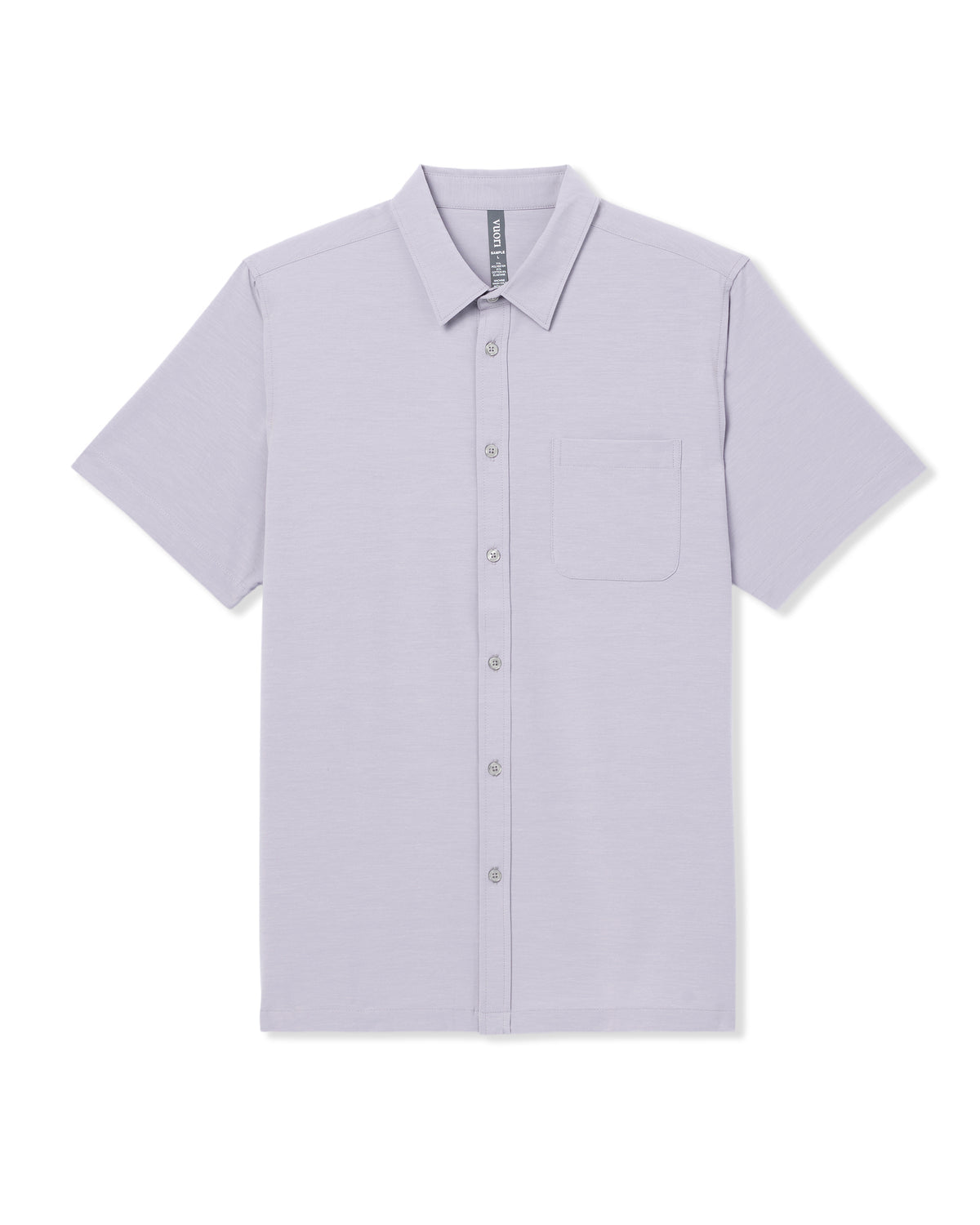 Vuori Short Sleeve Bridge Button Down Men's Cinder Shirt