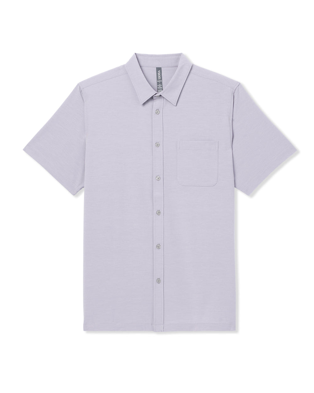 Vuori Short Sleeve Bridge Button Down Men's Cinder Shirt