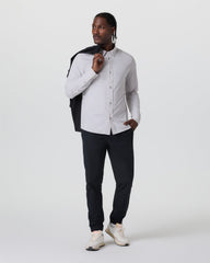 Vuori Long Sleeve TravelLite Button Down Frost Grey