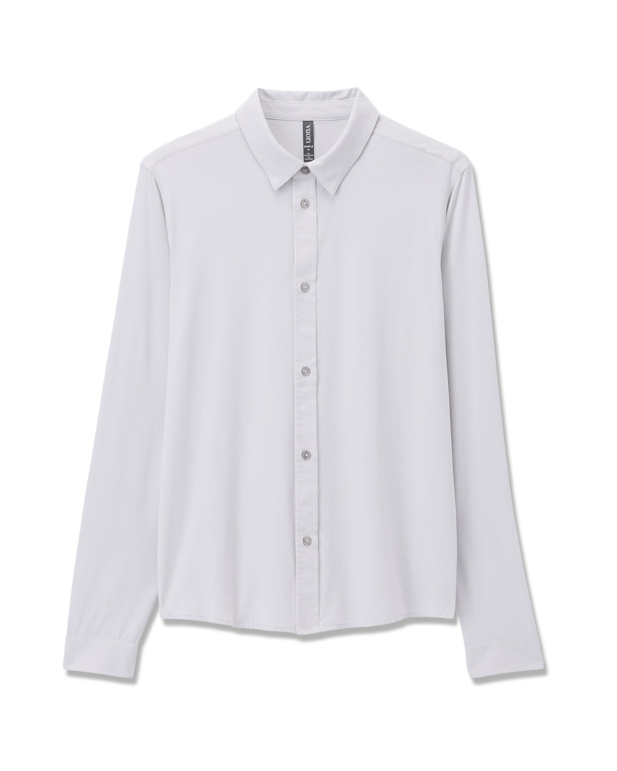 Vuori Long Sleeve TravelLite Button Down Frost Grey