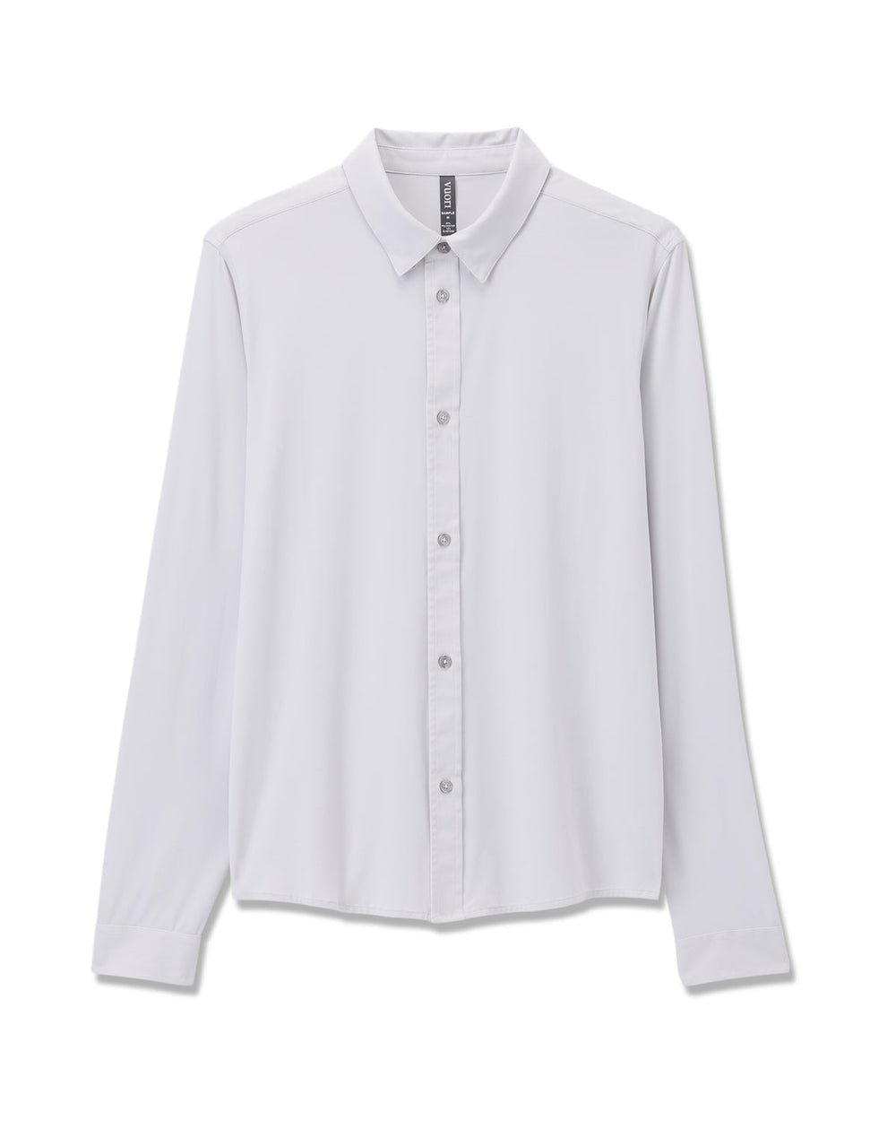 Vuori Long Sleeve TravelLite Button Down Frost Grey