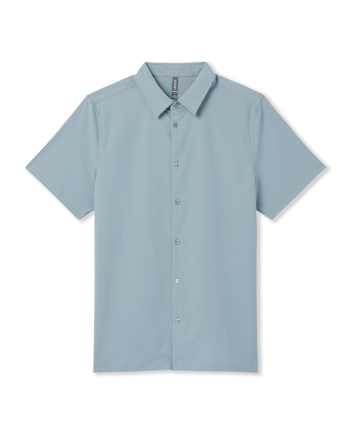 Vuori Short Sleeve Manhattan Button Down Men's Mist Shirt