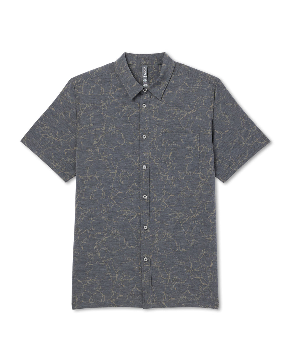 Vuori Short Sleeve Bridge Button Down Men's Root Shirt