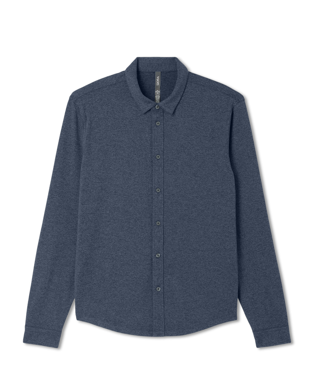 Vuori Men's Long Sleeve Ponto Button Down Azure Heather