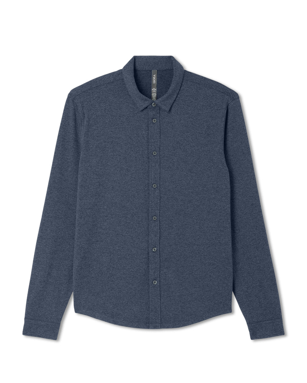 Vuori Men's Long Sleeve Ponto Button Down Azure Heather