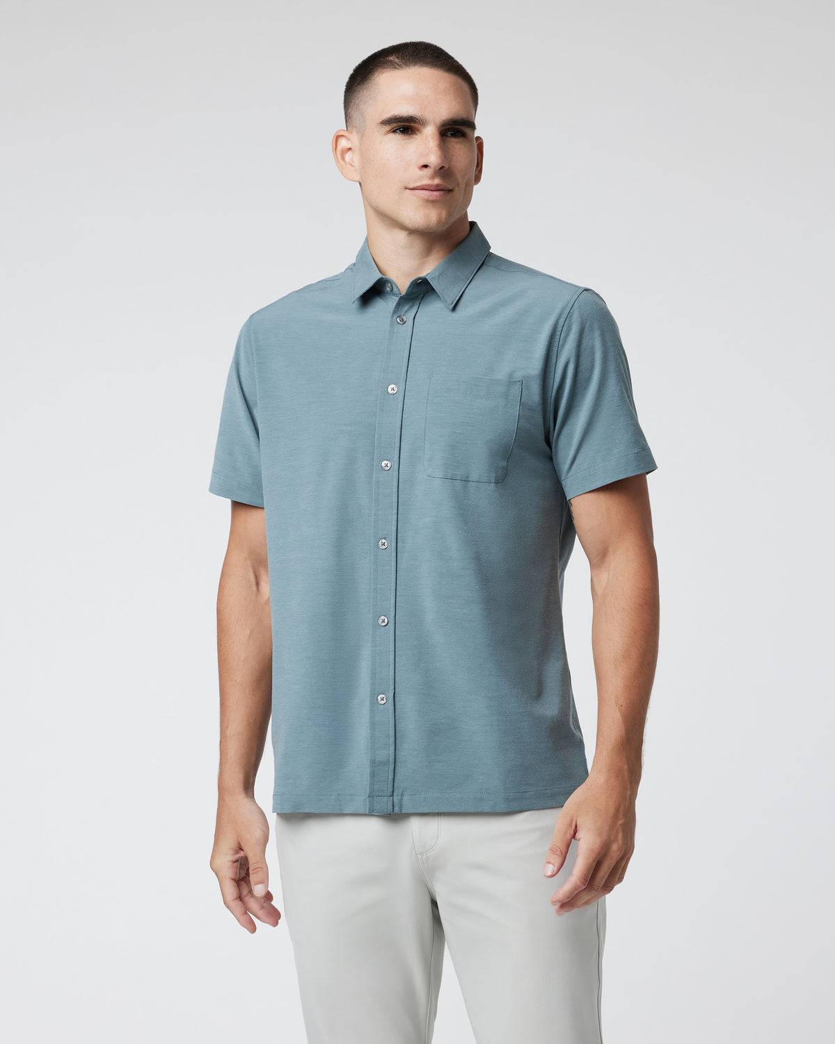Vuori Short Sleeve Bridge Button Down Kashmir