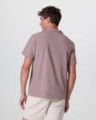 Vuori Seaport Button Down Men's Dark Umber Short Sleeve