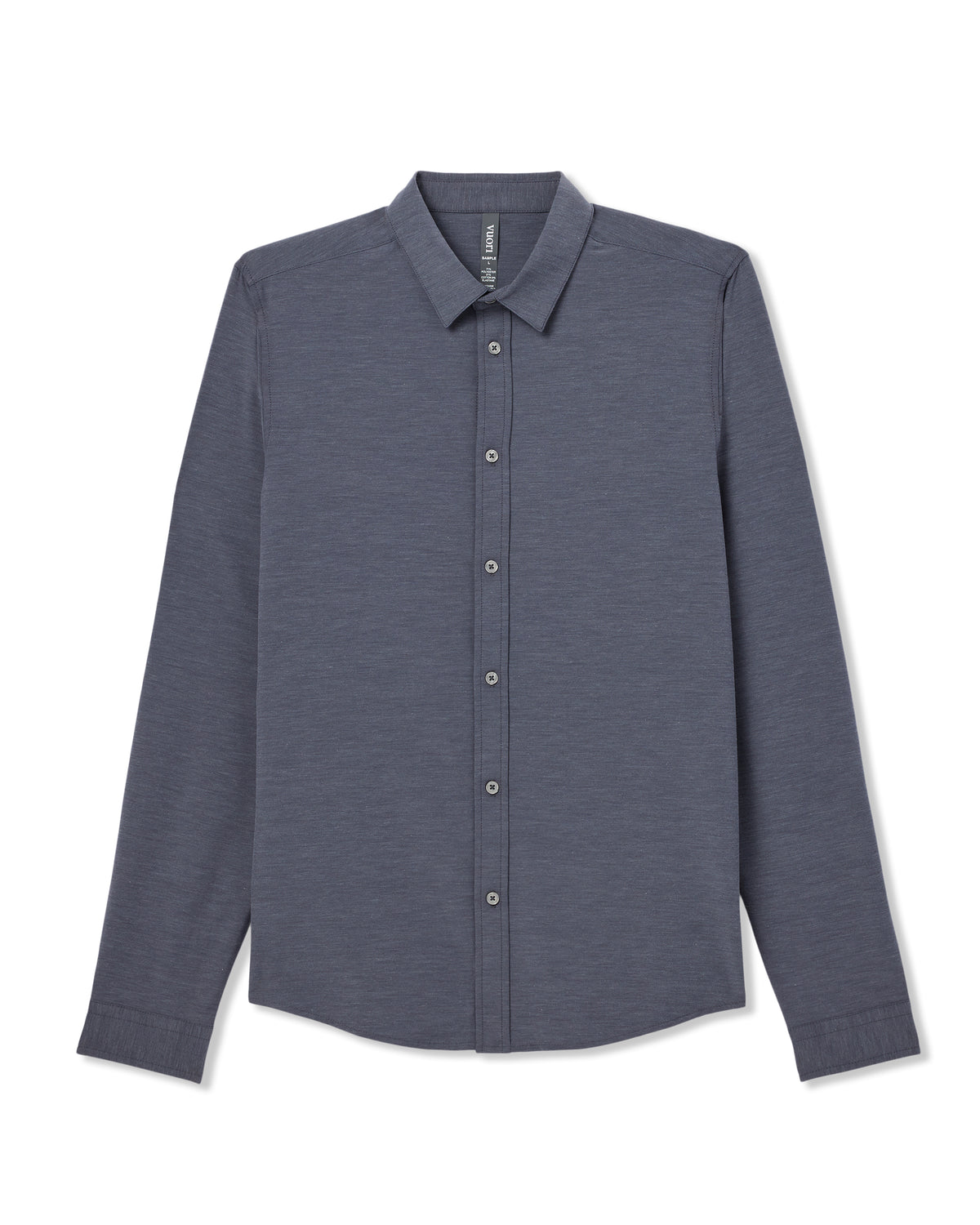 Vuori Long Sleeve Bridge Button Down Men's Moonlight Shirt