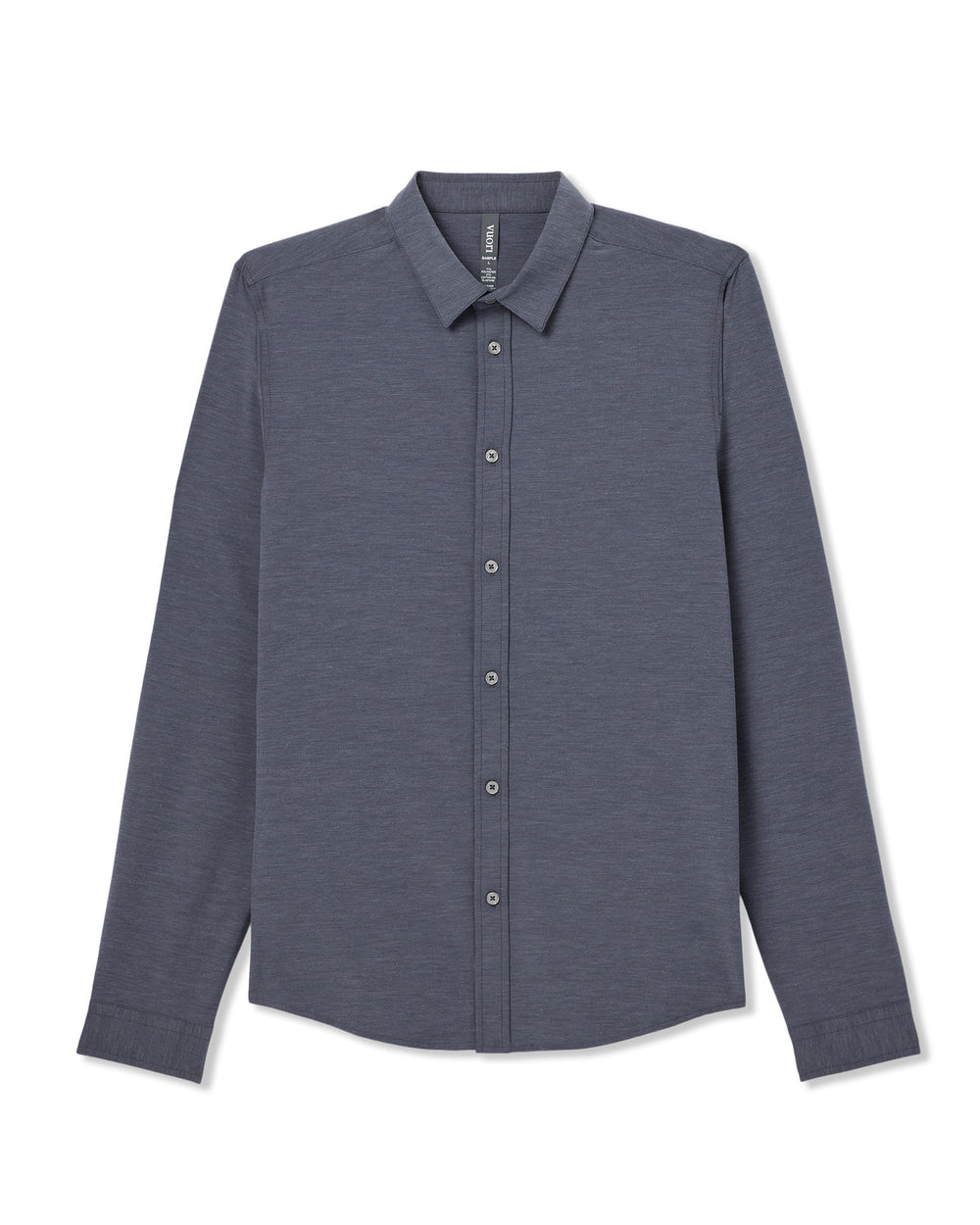 Vuori Long Sleeve Bridge Button Down Men's Moonlight Shirt