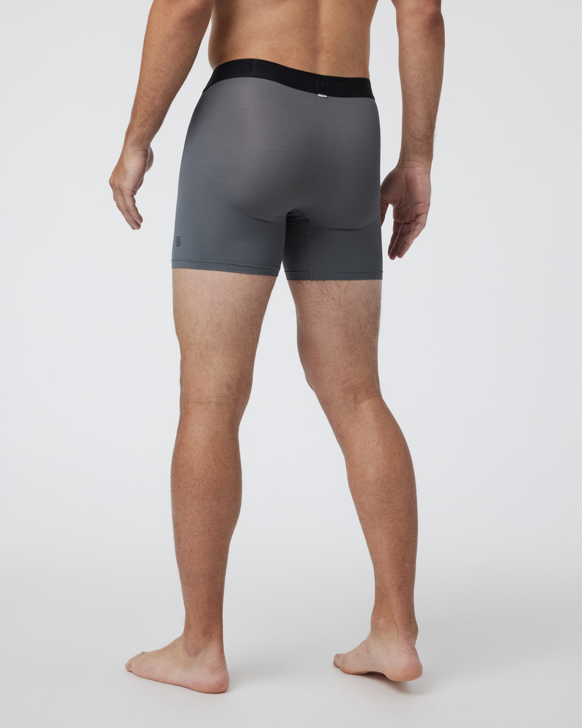 Vuori V1 Boxer Brief Men's Charcoal Grey Boxer Briefs