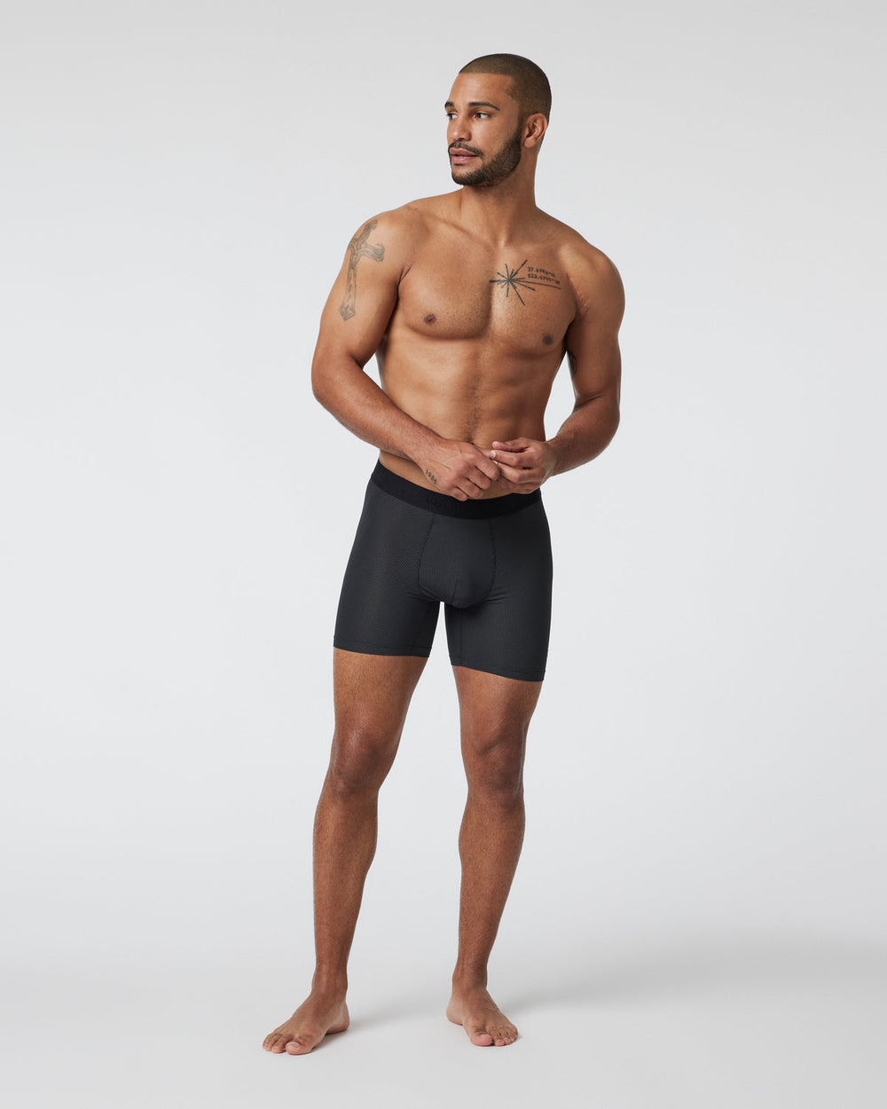 Vuori V1 Boxer Brief Men's Black Boxer Briefs