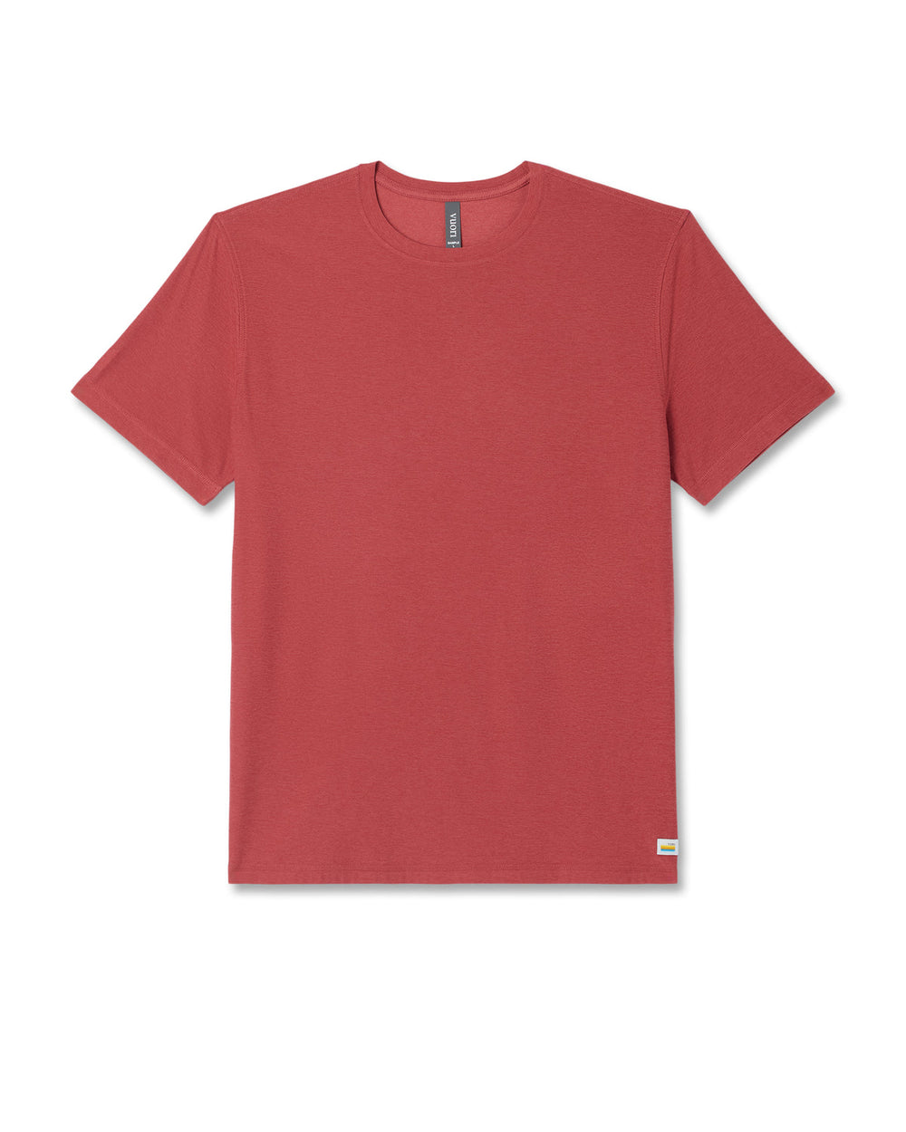 Vuori Strato Tech Tee Men's Fire Heather Performance Shirt