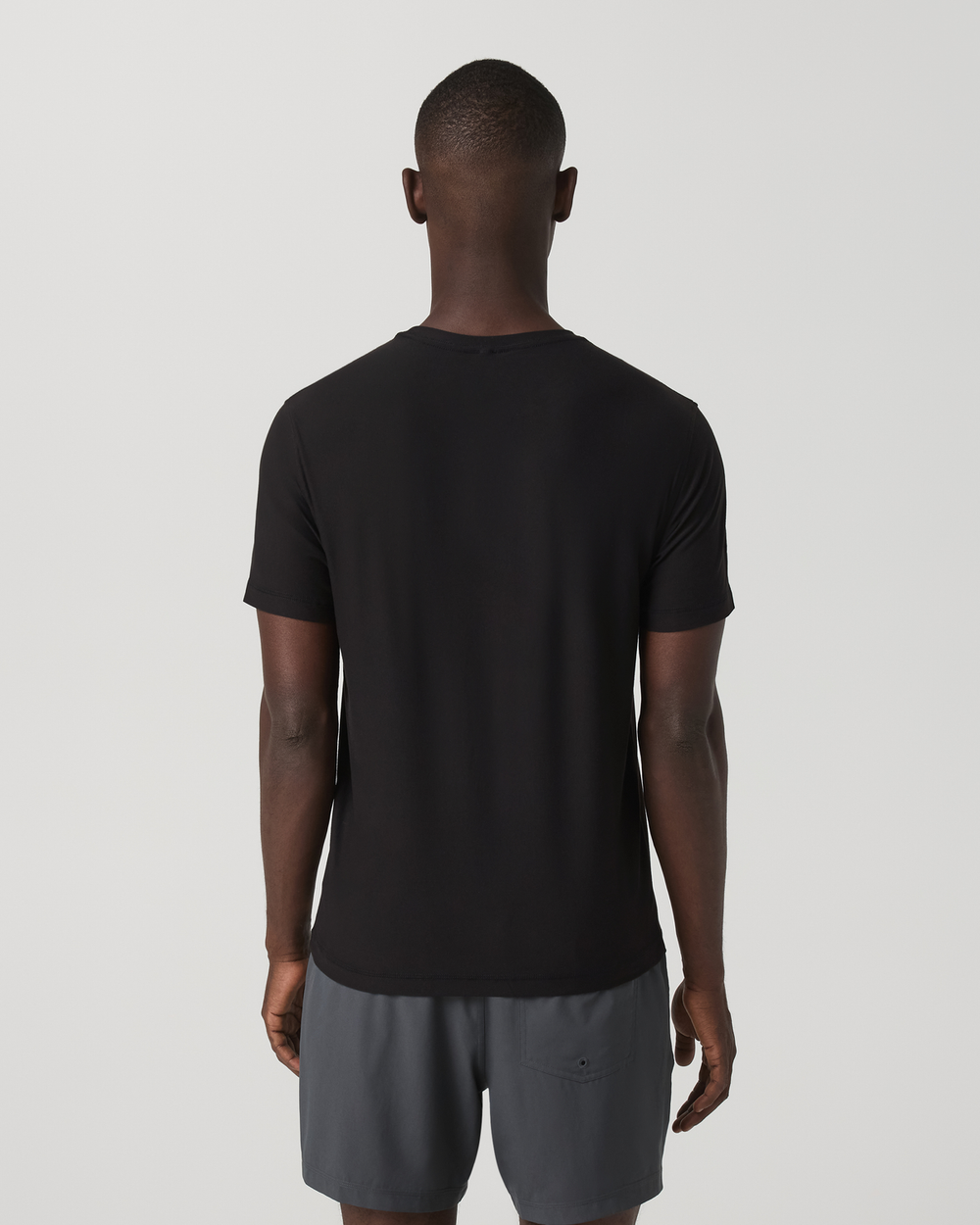 Vuori Strato Tech Tee Men's Black Quick Dry T Shirt