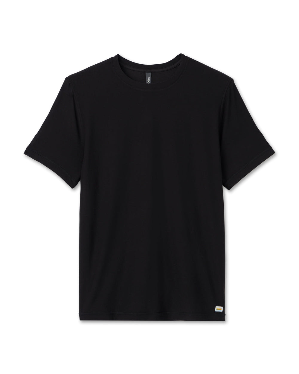Vuori Strato Tech Tee Men's Black Quick Dry T Shirt