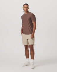 Vuori Strato Tech Tee Men's Sable Heather Performance T-Shirt