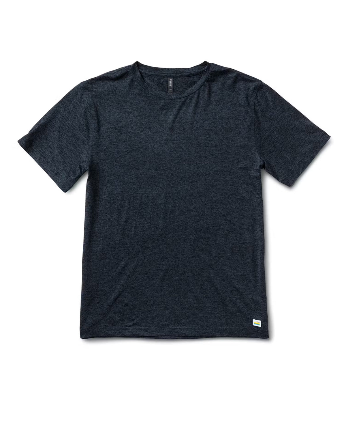 Vuori Strato Tech Tee Men's Navy Heather Blue Tee