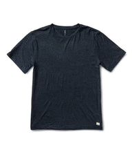 Vuori Strato Tech Tee Men's Navy Heather Blue Tee