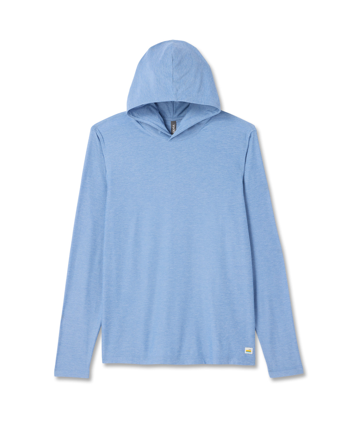Vuori Strato Tech Hoodie Men's Isle Blue Heather Hoodie