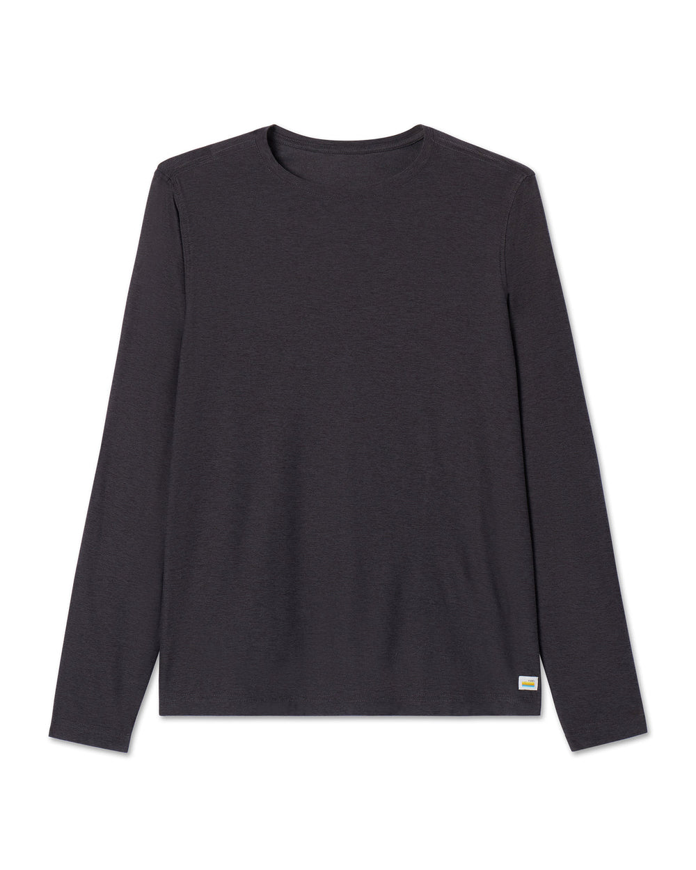 Vuori Long-Sleeve Strato Tech Tee Men's Charcoal Shirt