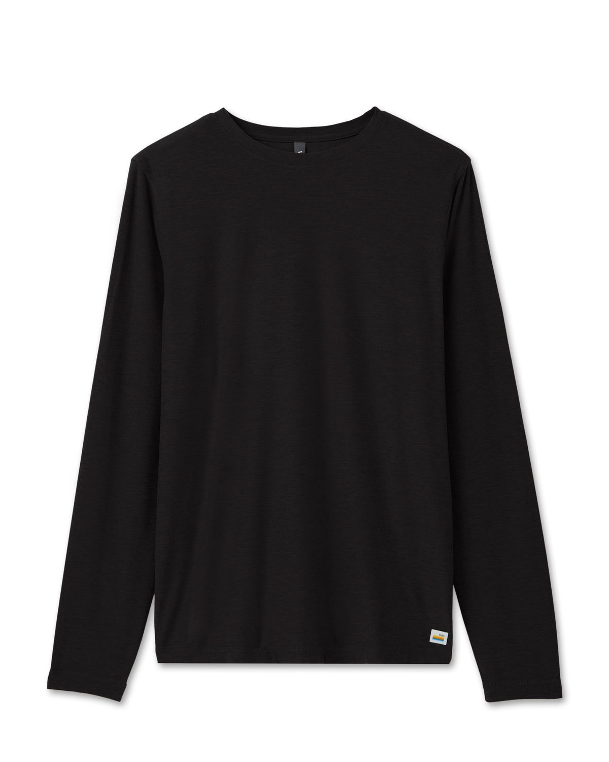 Vuori Long Sleeve Strato Tech Tee Men's Black Shirt