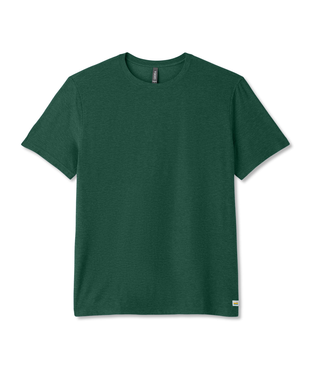 Vuori Strato Tech Tee Men's Viridian Heather Performance Shirt