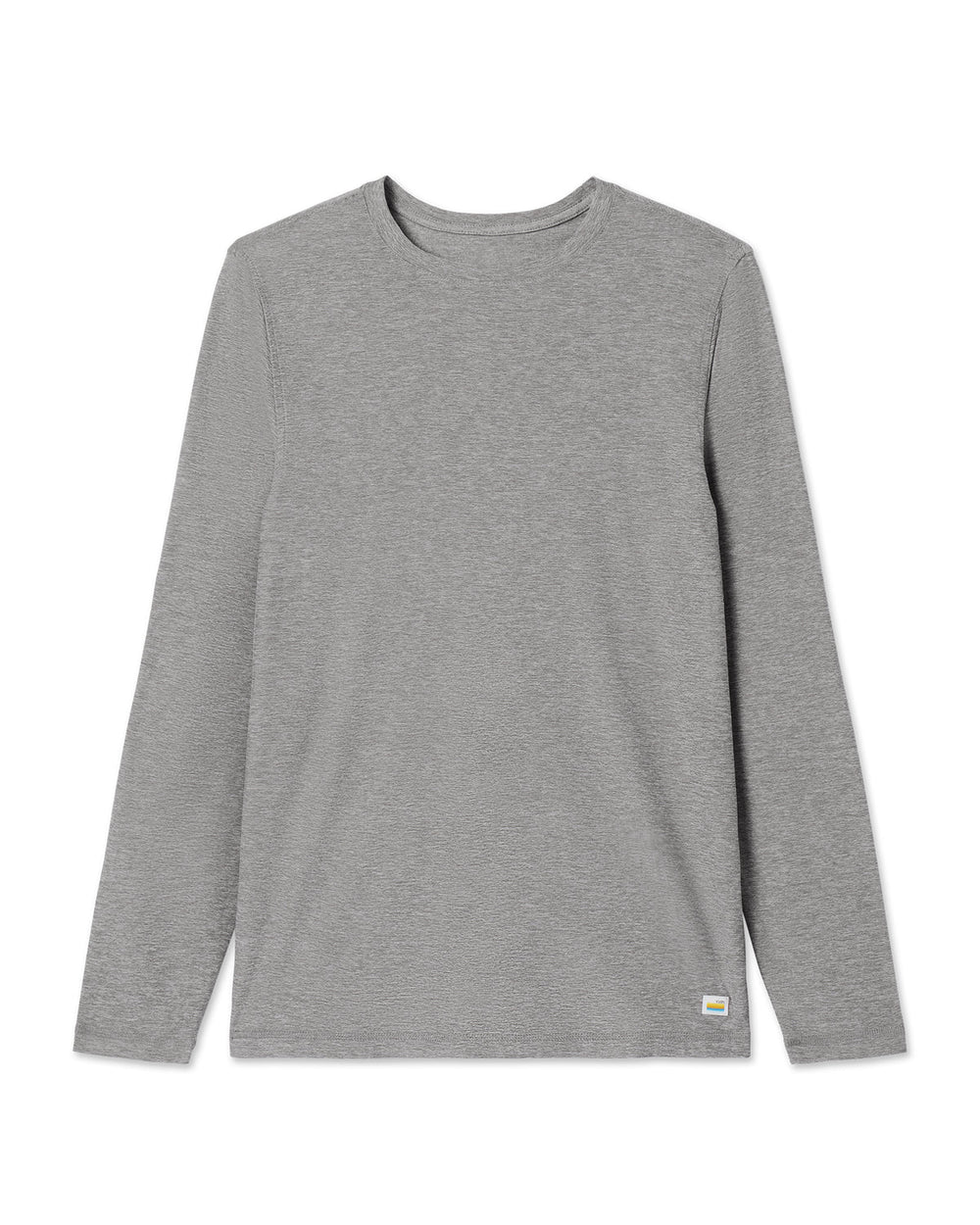 Vuori Long-Sleeve Strato Tech Tee Heather Grey Shirt