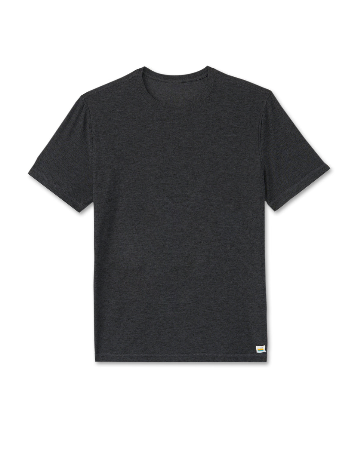 Vuori Strato Tech Tee Men's Charcoal Moisture Wicking Shirt