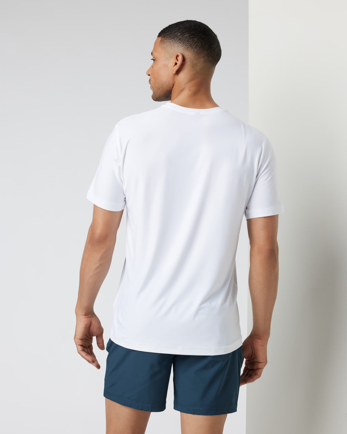 Vuori Strato Tech Tee Men's White Tech Shirt